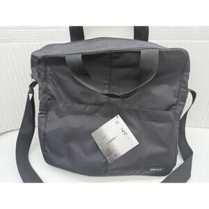 DKNY Medium Black Tote Shoulder Bag Double Strap With Tags Gift Bag Exclusive